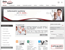 Tablet Screenshot of dataexpert.cz